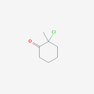 molecular formula C7H11ClO B081787 2-Chloro-2-methylcyclohexanone CAS No. 10409-46-8