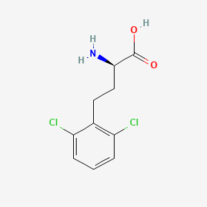 molecular formula C10H11Cl2NO2 B8178721 (R)-2-Amino-4-(2,6-dichloro-phenyl)-butyric acid 
