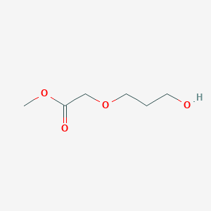 molecular formula C6H12O4 B8178738 2-(3-Hydroxypropoxy)acetic acid methyl ester 