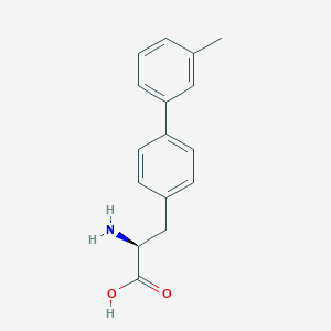 molecular formula C16H17NO2 B8178744 4-(3-Methylphenyl)-L-phenylalanine CAS No. 1241680-67-0