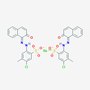 molecular formula C34H24BaCl2N4O8S2 B081788 亮丽红 CAS No. 12238-39-0