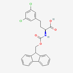 molecular formula C25H21Cl2NO4 B8178818 Fmoc-3,5-dichloro-L-homophenylalanine 