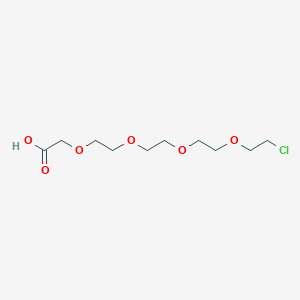 molecular formula C10H19ClO6 B8178851 Cl-PEG4-acid 