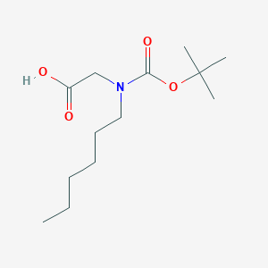 molecular formula C13H25NO4 B8178892 N-Boc-N-己基-甘氨酸 