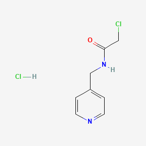 molecular formula C8H10Cl2N2O B8178901 2-Chloro-N-(4-pyridinylmethyl)-acetamide hcl CAS No. 1263277-07-1