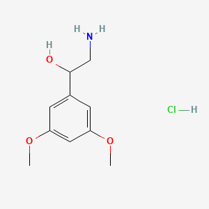 molecular formula C10H16ClNO3 B8178902 2-Amino-1-(3,5-dimethoxyphenyl)ethanol HCl 