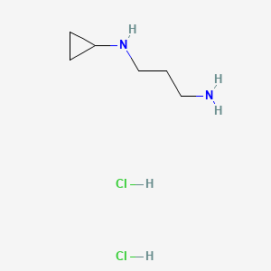 molecular formula C6H16Cl2N2 B8178914 N1-Cyclopropyl-1,3-propanediamine 2HCl 