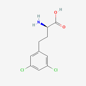molecular formula C10H11Cl2NO2 B8178947 (R)-2-Amino-4-(3,5-dichloro-phenyl)-butyric acid 