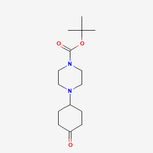 molecular formula C15H26N2O3 B8178951 tert-Butyl 4-(4-oxocyclohexyl)piperazine-1-carboxylate 