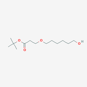 molecular formula C13H26O4 B8178982 tert-Butyl 3-(6-hydroxyhexyloxy)propanoate 