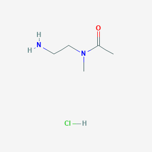 molecular formula C5H13ClN2O B8179055 N-(2-Aminoethyl)-N-methylacetamide hydrochloride 