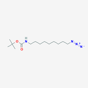 molecular formula C14H28N4O2 B8179079 N-Boc-9-azidononan-1-amine 