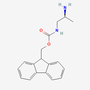 molecular formula C18H20N2O2 B8179195 (9H-fluoren-9-yl)methyl (S)-(2-aminopropyl)carbamate 