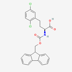 molecular formula C25H21Cl2NO4 B8179212 Fmoc-2,5-dichloro-L-homophenylalanine 