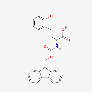 molecular formula C26H25NO5 B8179213 Fmoc-2-methoxy-D-homophenylalanine 
