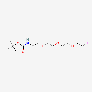 molecular formula C13H26INO5 B8179219 BocNH-PEG3-CH2CH2I 