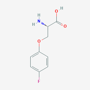 molecular formula C9H10FNO3 B8179250 (2S)-2-amino-3-(4-fluorophenoxy)propanoic acid 