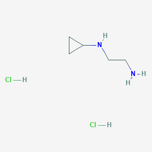 molecular formula C5H14Cl2N2 B8179268 N1-Cyclopropyl-1,2-ethanediamine 2HCl 