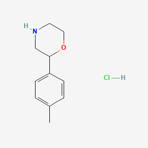 molecular formula C11H16ClNO B8179349 2-P-Tolylmorpholine hcl 