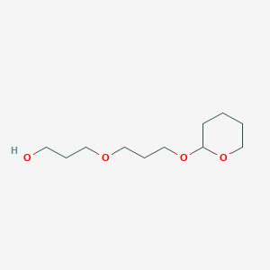 molecular formula C11H22O4 B8179369 3-[3-(Tetrahydropyran-2-yloxy)propoxy]propan-1-ol 