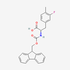 molecular formula C25H22FNO4 B8179396 N-Fmoc-3-fluoro-4-methyl-L-phenylalanine 