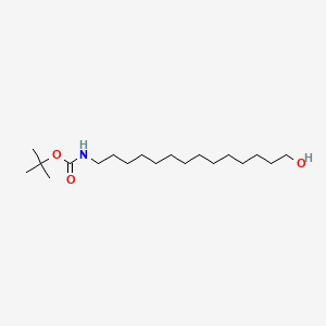 molecular formula C19H39NO3 B8179401 14-(Boc-amino)-tetradecan-1-ol 