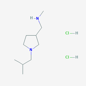 N-Methyl-1-(2-methylpropyl)-3-pyrrolidinemethanamine 2HCl