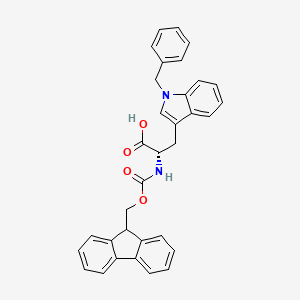 molecular formula C33H28N2O4 B8179451 N-Fmoc-1-benzyl-L-tryptophan 