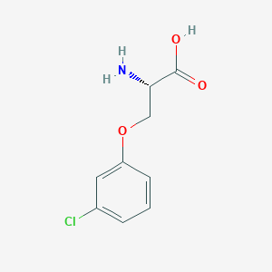molecular formula C9H10ClNO3 B8179458 O-(3-Chlorophenyl)-L-serine 