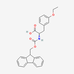 molecular formula C26H25NO5 B8179498 N-Fmoc-3-ethoxy-L-phenylalanine 