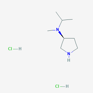 molecular formula C8H20Cl2N2 B8179659 (S)-N-Isopropyl-N-methylpyrrolidin-3-amine 2HCl 