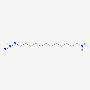 molecular formula C12H26N4 B8179666 12-Azido-1-dodecanamine 