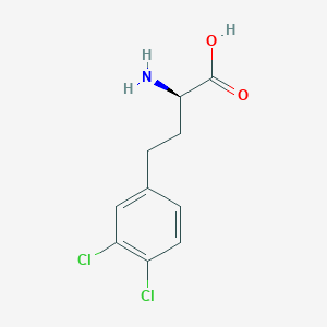 molecular formula C10H11Cl2NO2 B8179689 (R)-2-Amino-4-(3,4-dichloro-phenyl)-butyric acid 
