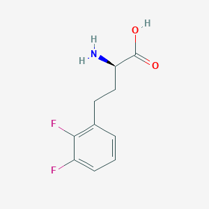 molecular formula C10H11F2NO2 B8179696 (R)-2-Amino-4-(2,3-difluoro-phenyl)-butyric acid 