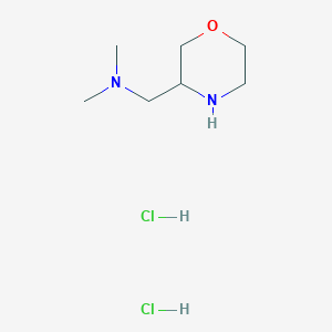 molecular formula C7H18Cl2N2O B8179721 N,N-Dimethyl-3-morpholinemethanamine dihydrochloride 