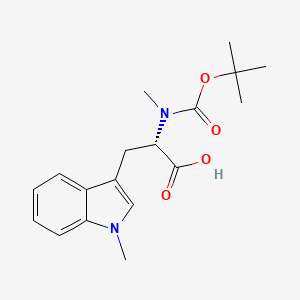 molecular formula C18H24N2O4 B8179726 N-Boc-N,1-dimethyl-L-tryptophan 