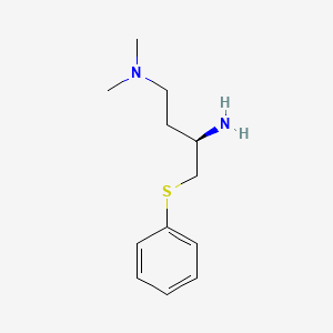 molecular formula C12H20N2S B8179802 (3R)-N1,N1-Dimethyl-4-(phenylthio)-1,3-butanediamine 