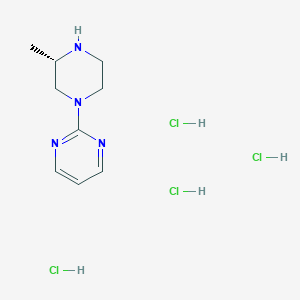 2-[(3S)-3-Methyl-1-piperazinyl]pyrimidine 4HCl