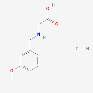 molecular formula C10H14ClNO3 B8179840 (3-Methoxybenzyl)glycine hydrochloride CAS No. 5071-93-2