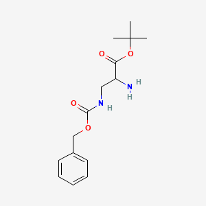 molecular formula C15H22N2O4 B8179847 3-(Cbz-amino)-DL-alanine tert-butyl ester 