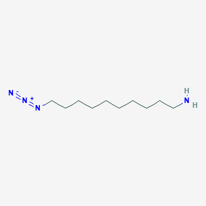 molecular formula C10H22N4 B8179930 10-Azido-1-decanamine 