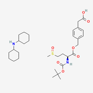 molecular formula C31H50N2O7S B8179980 Boc-L-Met(O)-O-CH2-Ph-CH2-COOH DCHA 