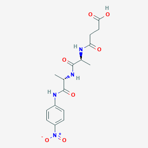 molecular formula C16H20N4O7 B8179988 Suc-Ala-Ala-pNA 