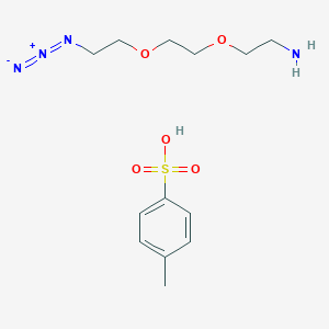 molecular formula C13H22N4O5S B8180078 H2N-PEG2-N3 (TosOH) 