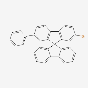 molecular formula C31H19Br B8180199 2-Bromo-7-phenyl-9,9'-spirobi[fluorene] 