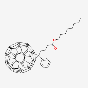 molecular formula C79H28O2 B8180210 1-(3-Octoxycarbonylpropyl)-1-phenyl-[6.6]C61 