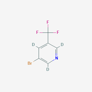 molecular formula C6H3BrF3N B8180221 3-Bromo-5-trifluoromethylpyridine-d3 
