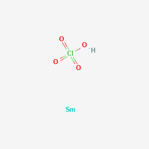 molecular formula ClHO4Sm B8180295 Samarium(III) perchlorate w/w aq. soln., Reagent Grade 