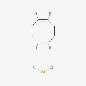 molecular formula C8H12Cl2Pd B081803 二氯(1,5-环辛二烯)钯(II) CAS No. 12107-56-1