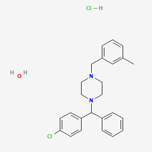 molecular formula C25H30Cl2N2O B8180348 Meclizine hydrochloride (500 MG) 